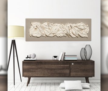 Quadro foglie d'estate pintdecor Quadro foglie d'estate pintdecor