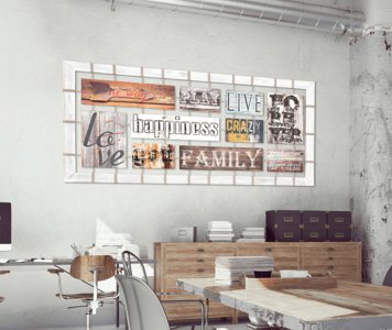 Quadro parole sospese pintdecor Quadro parole sospese pintdecor