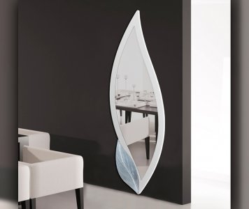 Specchiera petalo bianco pintdecore Specchiera petalo bianco pintdecore