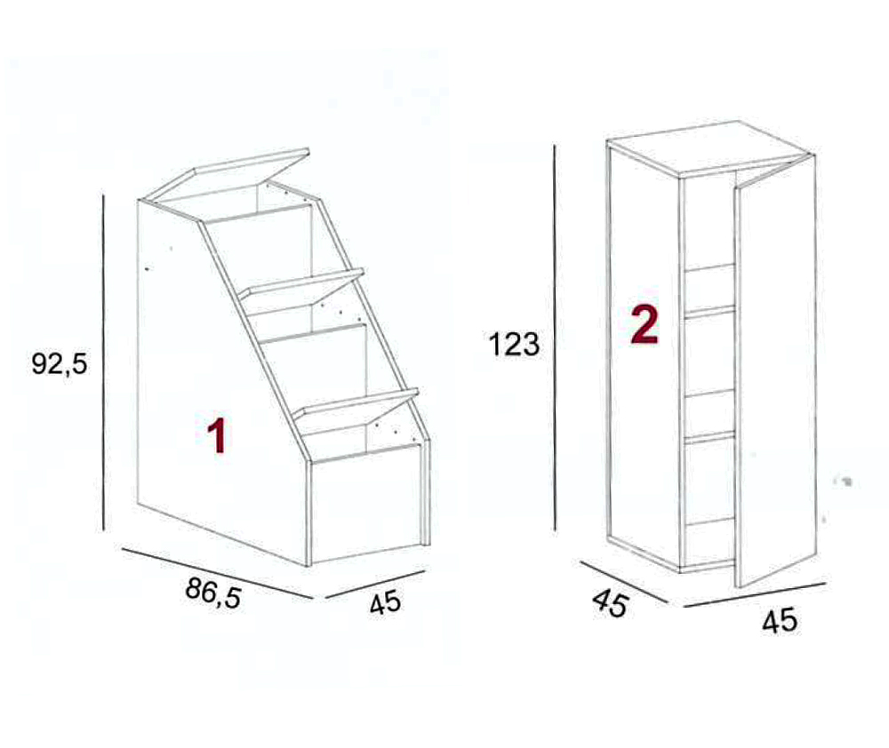 Scaletta Per Letto In Acciaio - Appendibile A 136,5 Cm Da Terra Con 4 Pioli E Agganci In Plastica - Foto 4