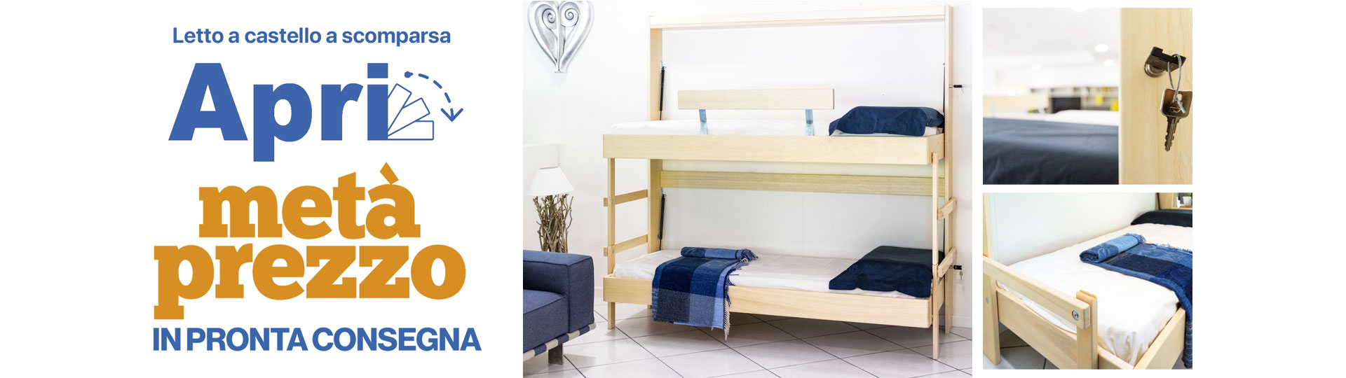 Letto a castello Apri a metà prezzo