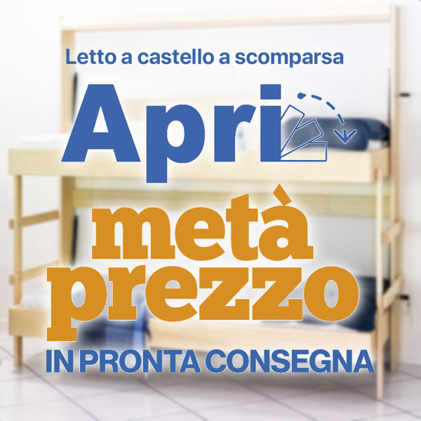 Letto a castello Apri a metà prezzo