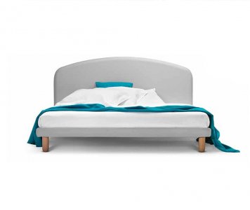 Letto matrimoniale con ampia testata e piedino alto Noctis - Gardinistore