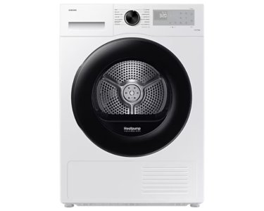 Samsung Asciugatrice 8 kg DV80CGC2B0AE – Pompa di Calore, Wi-Fi, Classe A+++, SmartThings