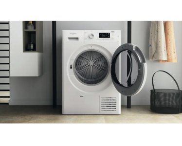 Asciugatrice Whirlpool 8 Kg a Pompa di Calore, Libera Installazione – FFT M11 82 IT R