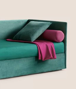 Divano letto Space Noctis – Made in Italy, rete estraibile, cassettoni, bauletto o sommier - Gardinistore.it