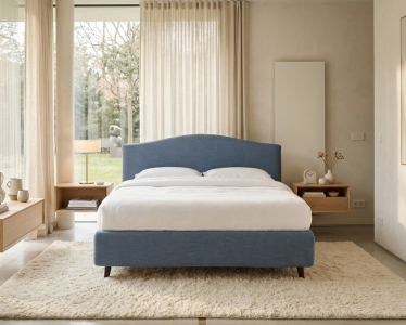 Letto Noctis Lyle Modern Folding Box- testiera imbottita e rete ortopedica - Gardinistore