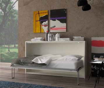 Letto a scomparsa singolo orizzontale Spazio Prof. 39 – Salvaspazio funzionale | Gardinistore.it