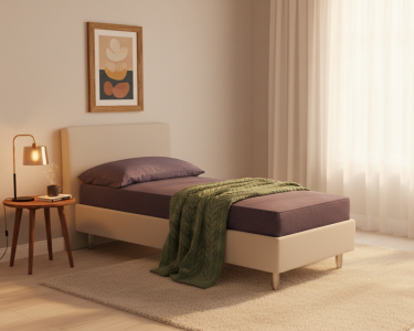 Letto imbottito sommier ecopelle ignifuga con testata | Gardinistore.it