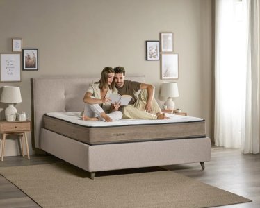 Materasso Nova con molle DualCore e imbottitura naturale | Sostegno dinamico e freschezza traspirante