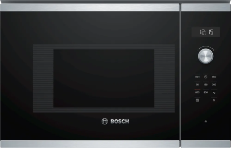 Bosch Serie 6 BFL524MS0 Incasso Solo microonde 20L 800W Nero, Acciaio inossidabile forno a microonde | Gardinistore.it