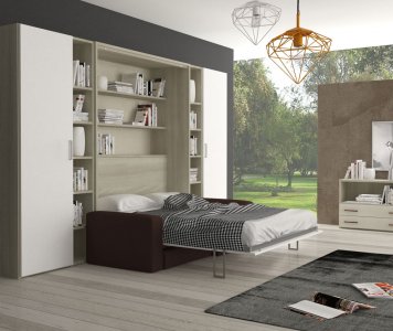 SPACE BED SOFA double bed vertical P62