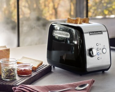 Tostapane KitchenAid 5KMT221EER 2 Fette Automatico Nero 7 Livelli | Gardini Store