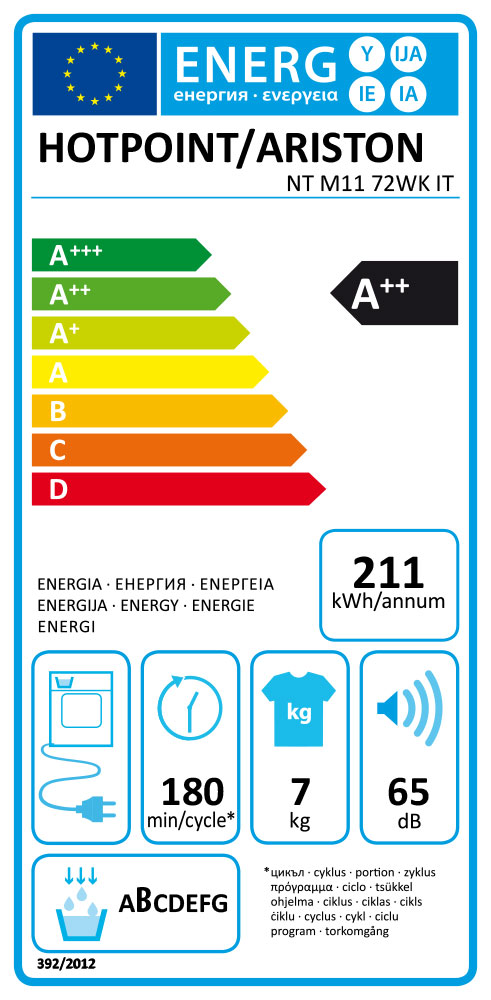 Asciugatrice Hotpoint NTM1172WKIT