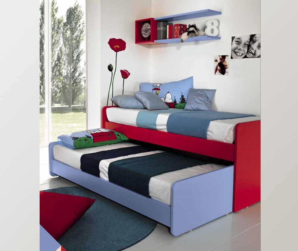 Letto scorrevole a scomparsa New Roll - Letto Cameretta