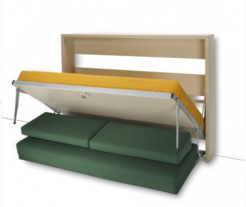 Letto a scomparsa Houdini orizzontale Letto a scomparsa Houdini orizzontale