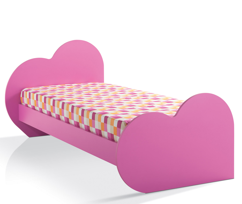 letto singolo 1031SX con rete a doghe letto singolo 1031SX con rete a doghe