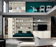 SPACE BED double bed vertical P62