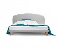 Letto matrimoniale con ampia testata e piedino alto Noctis - Gardinistore