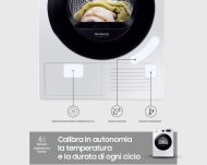 Asciugatrice a Libera Installazione Crystal EcoDry 8 Kg, Classe A+++, Samsung - DV80CGC2B0AE