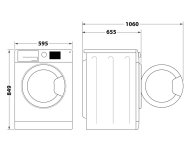 Asciugatrice a pompa di calore 9 kg, Classe A++ Hotpoint Ariston - NTM1192WKIT