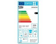 Asciugatrice capacità 8 Kg Classe Energetica A++, pompa di calore, Motore Inverter - DRX823N