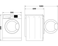 Asciugatrice Pompa di Calore 9kg, Indesit - YTNM1091REU
