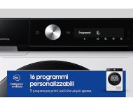 Asciugatrice Samsung 9 kg, Classe A+++, AI Control Pompa di calore, connessione con Wi-Fi, Oblò reversibile - DV90BB5245AE