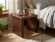 Comodino in Legno Massello Okumè KO – Naturale o Tinto | 4 Finiture