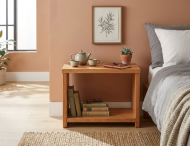 Comodino in Legno Massello Okumè RO – Naturale o Tinto | 4 Finiture