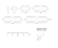 Consolle allungabile Pandora fino a 3m