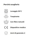 Cuscino Leev - cuscino doppio in piumino e piumette