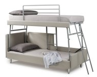 Divano letto a castello ALEXIS QUADRO in ecopelle - Gardinistore.it