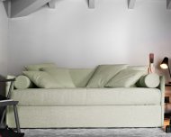 Divano letto Space Noctis – Made in Italy, rete estraibile, cassettoni, bauletto o sommier - Gardinistore.it
