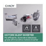 Lavatrice 8 kg, Giri 1400 rpm, livello rumorosità centrifuga 69 dB(A), Classe A - CANDY GD48B9-S