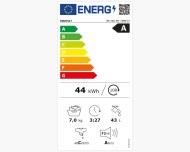 Lavatrice a libera installazione Indesit 7,0 kg, Motore inverter, 1000 giri/min, Classe A - IM760MYTIME IT