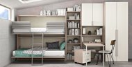 Letto a castello a scomparsa Spazio Prof.39