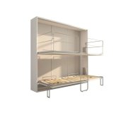 Letto a Castello a Scomparsa Spazio Prof. 39, con con Rete a doghe | Gardinistore.it