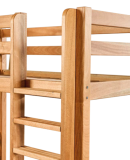 Letto a castello in legno massello Tudor