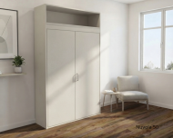 Letto a scomparsa con libreria Piazza e Mezzo