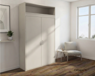 Letto a scomparsa con libreria Piazza e Mezzo