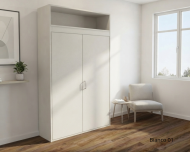 Letto a scomparsa con libreria Piazza e Mezzo