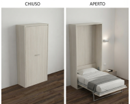 Letto a scomparsa Singolo