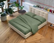 Letto Bob matrimoniale contenitore sfoderabile con testiera capitonné e Folding Box – Gardinistore