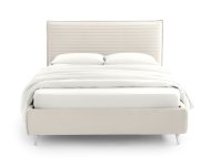 Letto matrimoniale o singolo con contenitore Noctis, testata imbottita, tessuto sfoderabile | Gardinistore