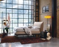 Letto imbottito matrimoniale con piedini | Gardinistore
