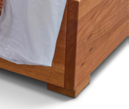 Letto legno massello Aurora con contenitore