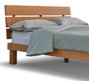 Letto legno massello Duo natural con rete a doghe