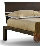 Letto legno massello Isaia con testata