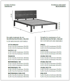 Letto legno massello Isaia con testata